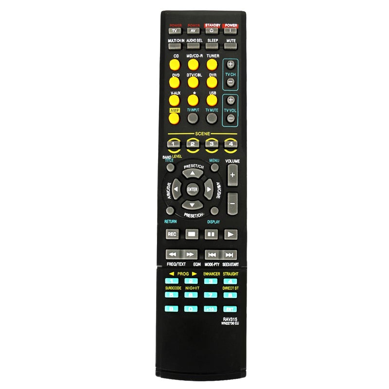 AULCMEET RAV315 Replace Remote Control Compatible with Yamaha AV Receiver Home Theater RX-V3800 RXV3800 RX-V650 RXV650 V459 RX-V663 RXV663 V757 RX-V640 RXV640 RX-V363 RXV363 V377 V620 V640 V1500 HTR-6230 - Image 1